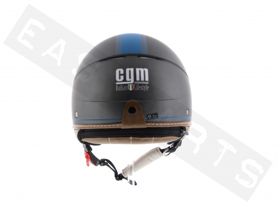 Helm Demi Jet CGM 109V Santa Monica Mat Titanium (gevormd vizier)